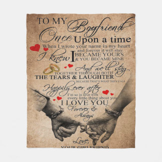 Liebe-Angebot für Freund | Lovely Quotes Gift Fleecedecke