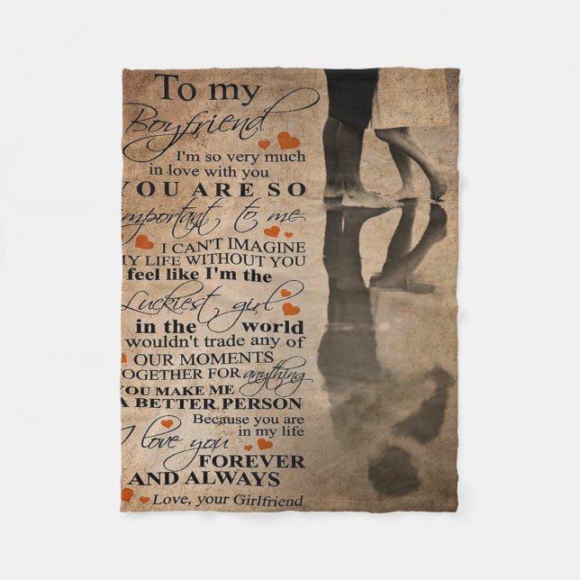 Liebe-Angebot für Freund | Witziges Geschenk für i Fleecedecke (Vorderseite)