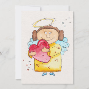 Liebe Angel Weihnachtskarte Feiertagskarte