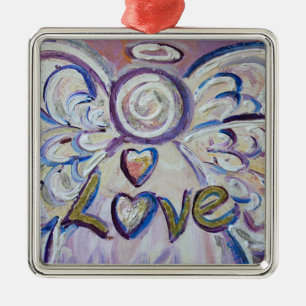 Liebe Angel Word Kunst, Dichtung und Musik Ornament Aus Metall