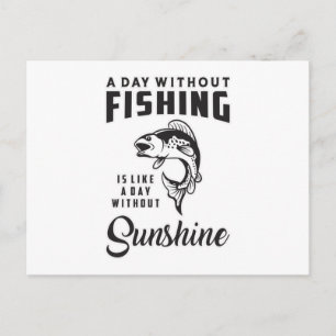 Liebe Angeln Fisch Fischer Funny Gift Idee Postkarte