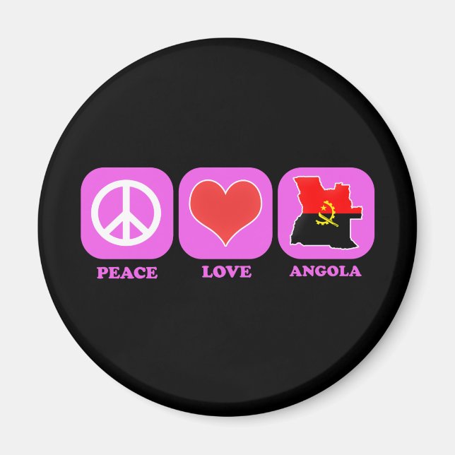 Liebe Angola Magnet (Vorne)