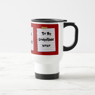 Liebe-Anmerkungen für Pate-Tasse Reisebecher