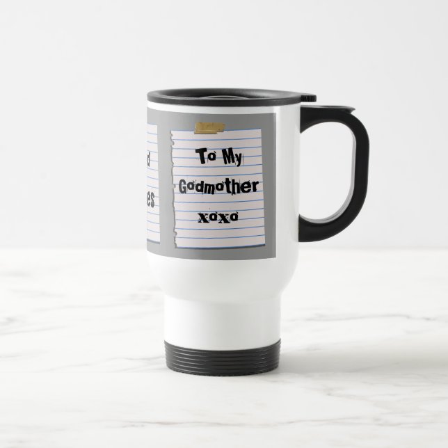 Liebe-Anmerkungen für Patin-Tasse Reisebecher (Rechts)