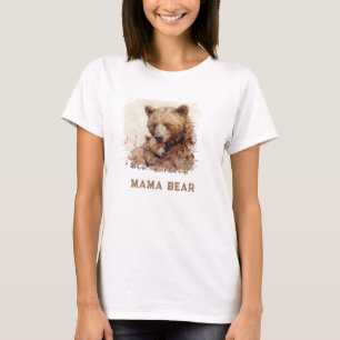 *~* Liebe AP72 MAMA BEAR Cub Muttertagsgeschenk T-Shirt