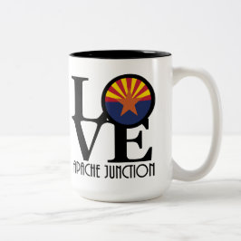 LIEBE Apache Junction Zweifarbige Tasse