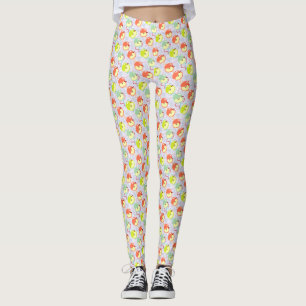 Liebe Äpfel Blaue Leggings