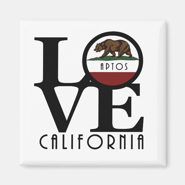 LIEBE Aptos California Magnet (Vorne)