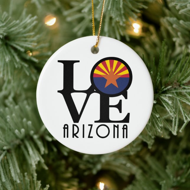LIEBE Arizona Keramik Ornament (Baum)