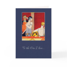 Liebe. Art Deco Valentine's Day