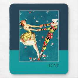 Liebe. Art Deco Valentine's Day Gift Mousepad