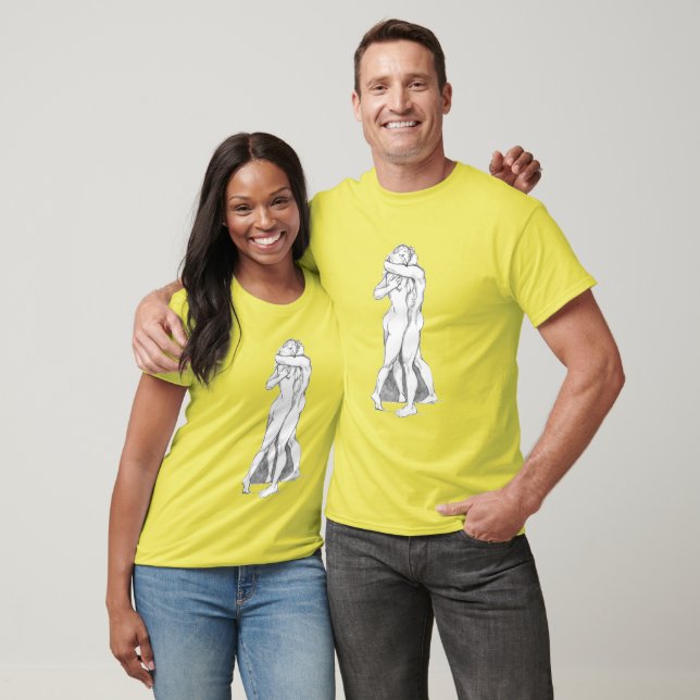 Liebe Art Shirts Romantische Hugs Bio T - Shirt (Unisex)