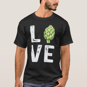 Liebe Artischocke Gemüse Kostüm Artischockenliebha T-Shirt