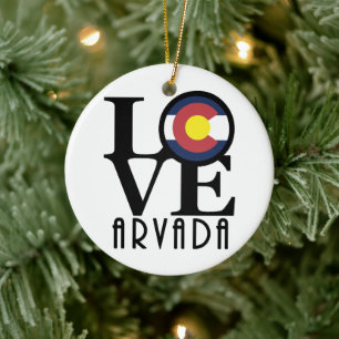 LIEBE Arvada Keramik Ornament
