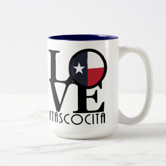 LIEBE Atascocita, TX 15oz Zweifarbige Tasse