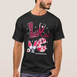 LIEBE Atemtherapeut Life Messy Bun Valentin T-Shirt