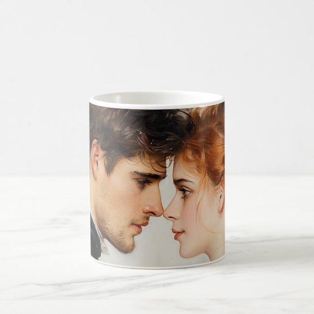 Liebe auf den ersten Blick Kaffeetasse (Mittel)