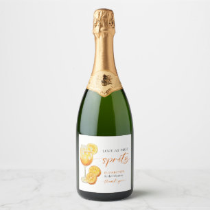 Liebe auf den ersten Spritz Brautparty Aperol Maßg