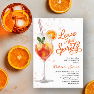Liebe auf den ersten Spritz - Brautparty Einladung