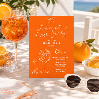 Liebe auf den ersten Spritz Brautparty-Einladung Einladung