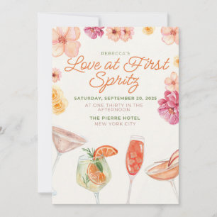 Liebe auf den ersten Spritz - Brautparty-Einladung Einladung