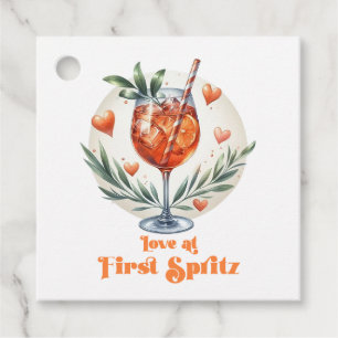 Liebe auf den ersten Spritz - Brautparty Geschenkanhänger