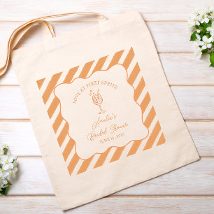 Liebe auf den ersten Spritz Brautparty Italienisch Tragetasche