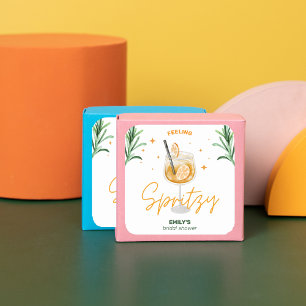 Liebe auf den ersten Spritz - Brautparty Wasserfar Quadratischer Aufkleber