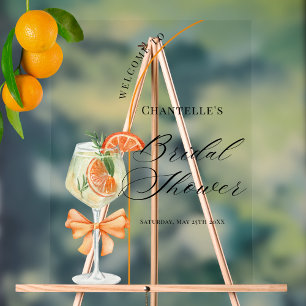 Liebe auf den ersten Spritz Brautparty Willkommen Acrylschild
