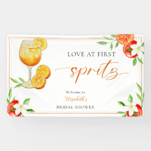 Liebe auf den ersten Spritz Junggesellinnenabschie Banner