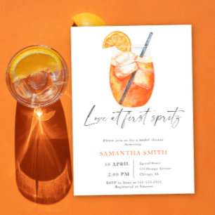 Liebe auf den ersten Spritz Junggesellinnenabschie Einladung