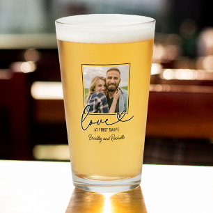 Liebe auf den ersten Wisch Foto Glas