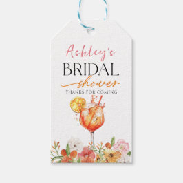 Liebe auf der ersten Spritz-Brautparty-Geschenktaf Geschenkanhänger