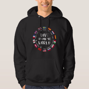 Liebe auf der ganzen Welt Sprachen Hoodie
