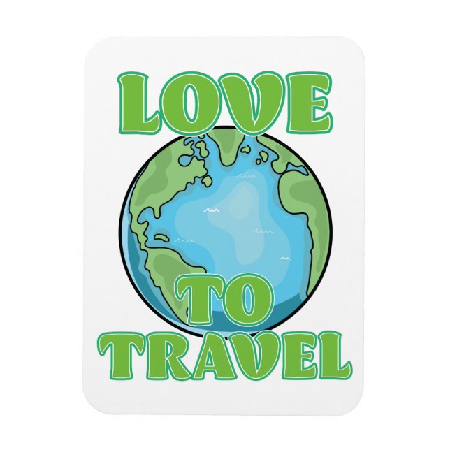 Liebe auf Reisen Magnet (Vertikal)