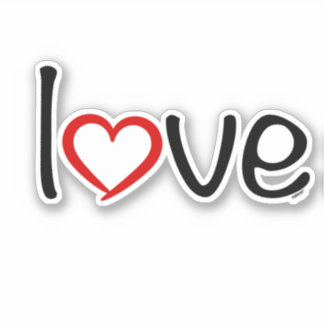 Liebe Aufkleber