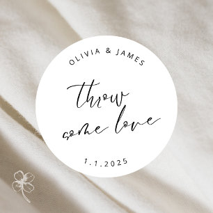 Liebe-Aufkleber auswerfen Runder Aufkleber