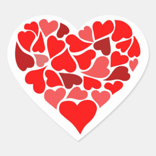 Liebe-Aufkleber Herz-Aufkleber