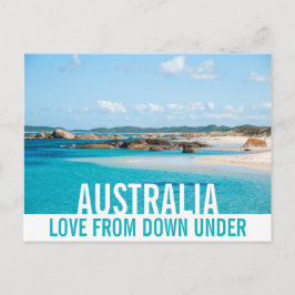 Liebe aus Australien Beach Landschaftsparadies Postkarte