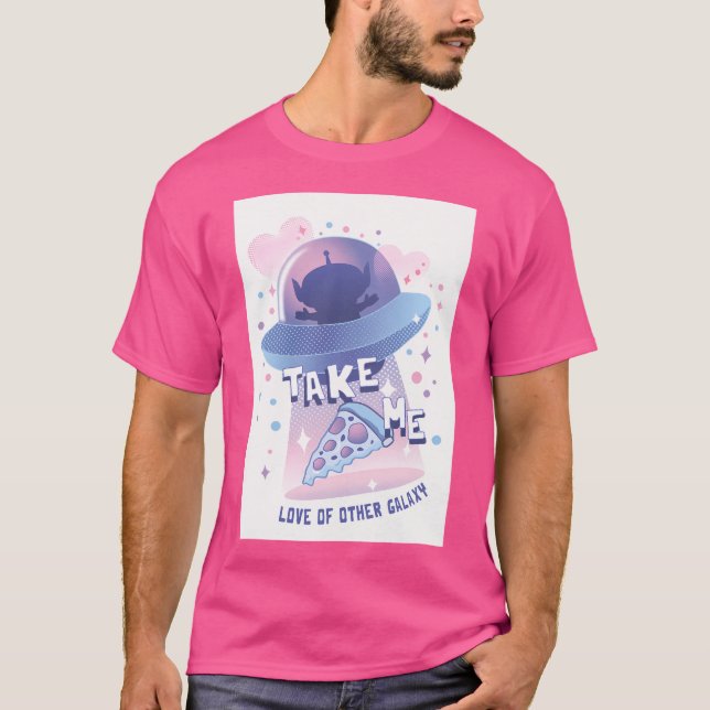 Liebe aus einer anderen Galaxie T-Shirt (Vorderseite)
