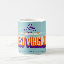 LIEBE aus West Virginia  Kaffeetasse