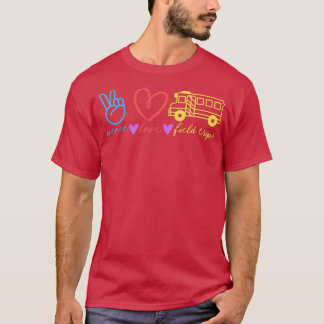 Liebe-Ausflüge lustige Schulbusausflüge T-Shirt