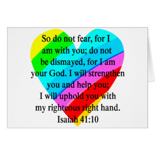 LIEBE AUSGEFÜLLT ISAIAH 41:10 DESIGN
