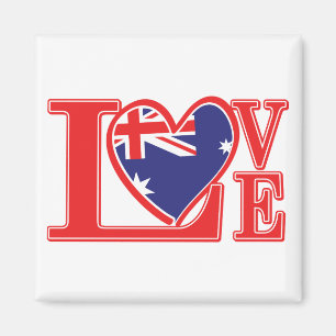 Liebe-Australien Magnet