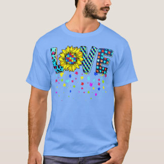LIEBE Autismus Bewusstsein für Mama Mutter Mädchen T-Shirt