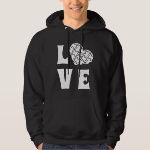 Liebe Autismus Bewusstsein Hoodie