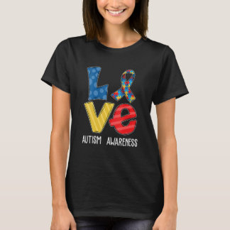 LIEBE Autismus-Bewusstsein Männer Frauen Kinder Au T-Shirt