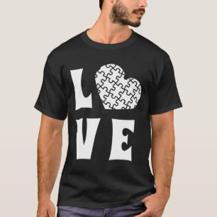 Liebe Autismus Bewusstsein T-Shirt