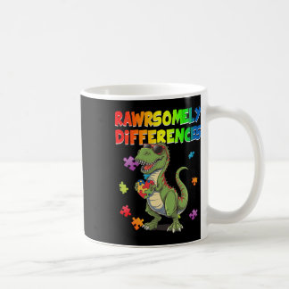 Liebe Autismus T Rex Dinosaur Rawrsomely Anders Al Kaffeetasse