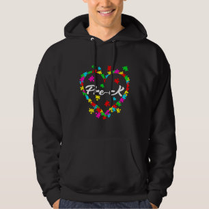 Liebe Autismus Vorschullehrer Autismus Bewusstsein Hoodie